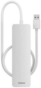 Hub USB Baseus Hub UltraJoy Series Lite 4 portas 1,5m (USB para USB3.0*4) Branco