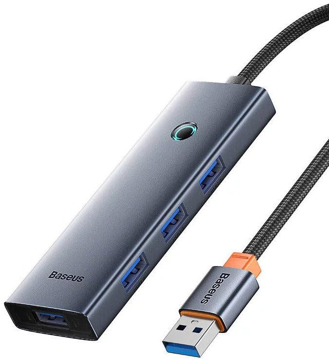 Hub USB Baseus Hub UltraJoy Series Lite 4 portas 50 cm (USB para USB3.0 * 4 + Type-C)