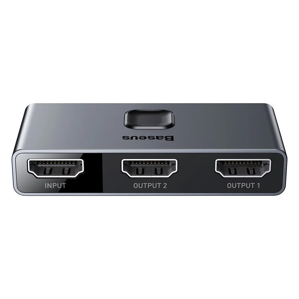Splitter/Switch HDMI Baseus Matrix Two-Way 2x1/1x2 4K Cinza
