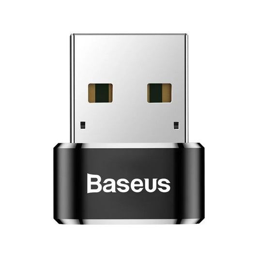 Adaptador Baseus Mini USB-C para USB-A Preto