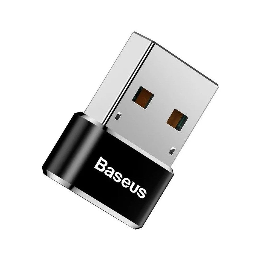 Adaptador Baseus Mini USB-C para USB-A Preto