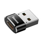 Adaptador Baseus Mini USB-C para USB-A Preto