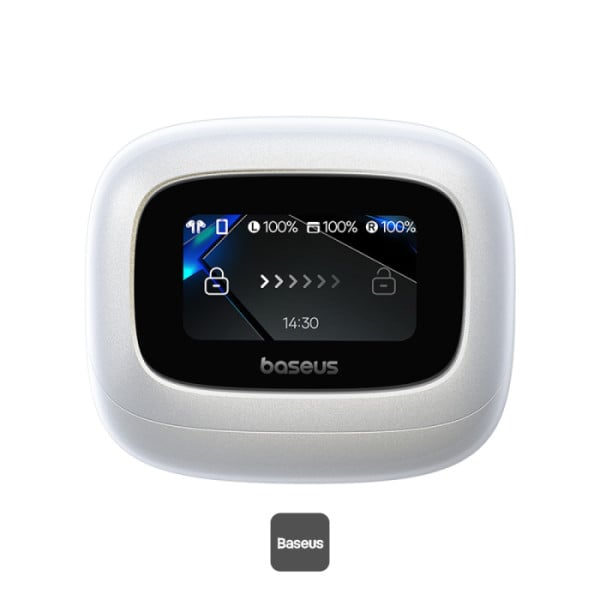 Auriculares Os Baseus Bowie M2S Ultra True Wireless Earphones Moon White
