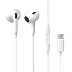 Baseus AUSCULTADORES ENCOK CZ17 SEMI-IN-EAR WIRED EARPHONES MOON WHITE