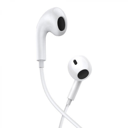 Baseus AUSCULTADORES ENCOK CZ17 SEMI-IN-EAR WIRED EARPHONES MOON WHITE
