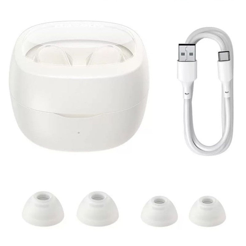 Baseus BOWIE WM02 TRUE WIRELESS EARPHONES CREAMY-WHITE V2