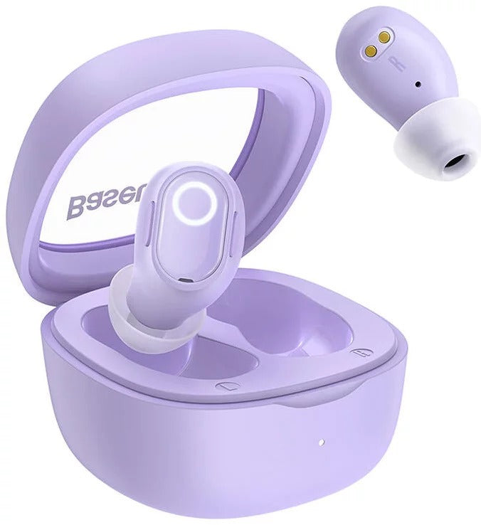Auriculares Baseus s/fios Bowie WM02 TWS, Bluetooth 5.0 (Roxo)