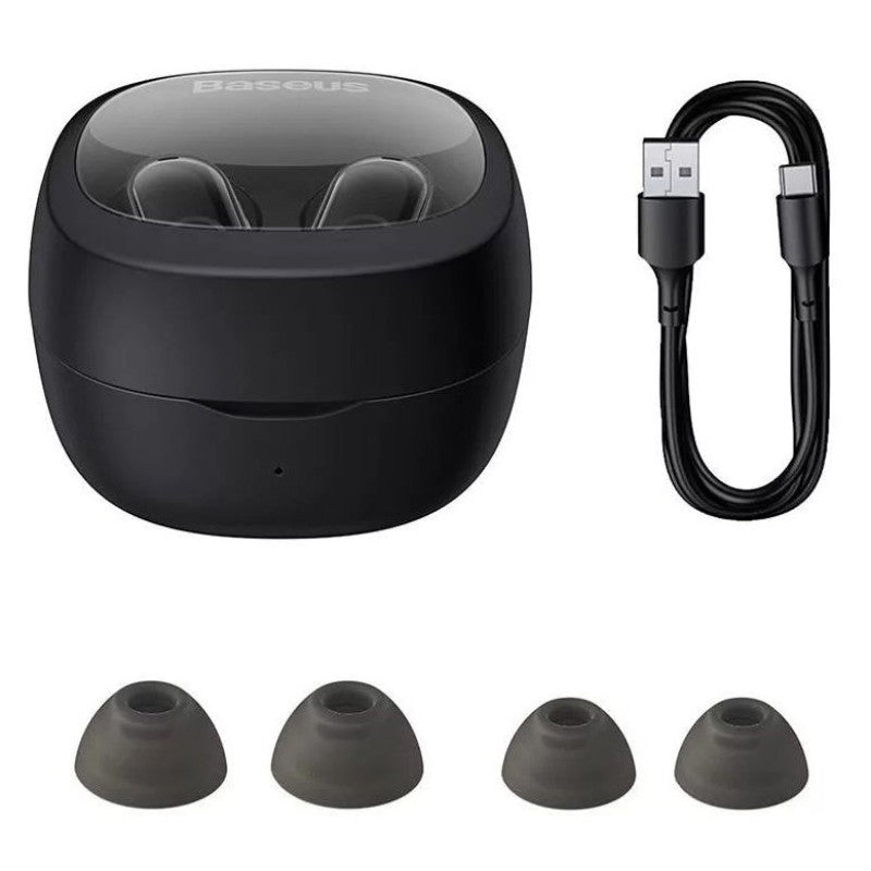 Baseus BOWIE WM02 TRUE WIRELESS EARPHONES BLACK V2