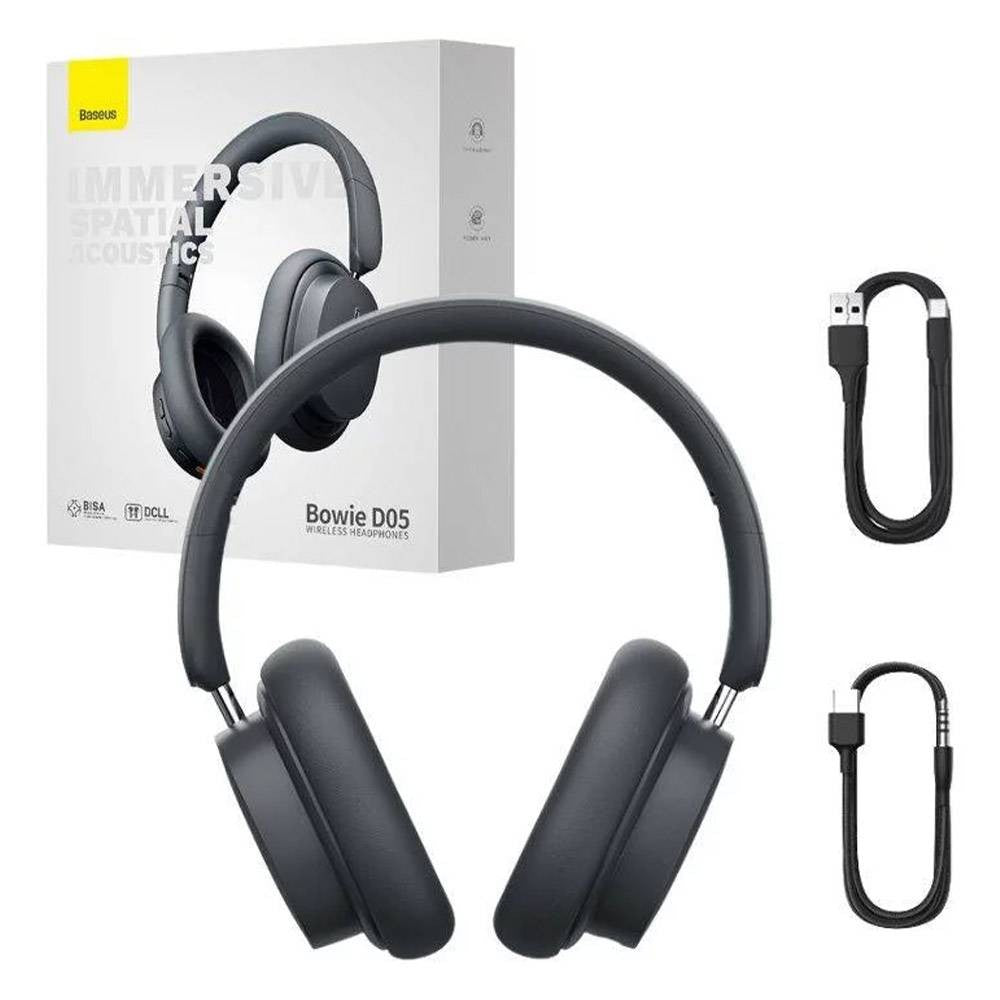 Baseus Headphones Bowie D05 Bluetooth Grey