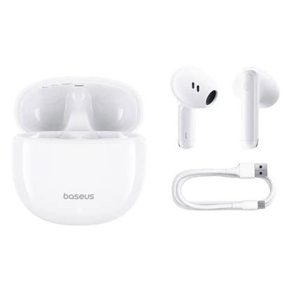 Baseus Auriculares Bowie E13 True Wireless Auriculares Moon Branco