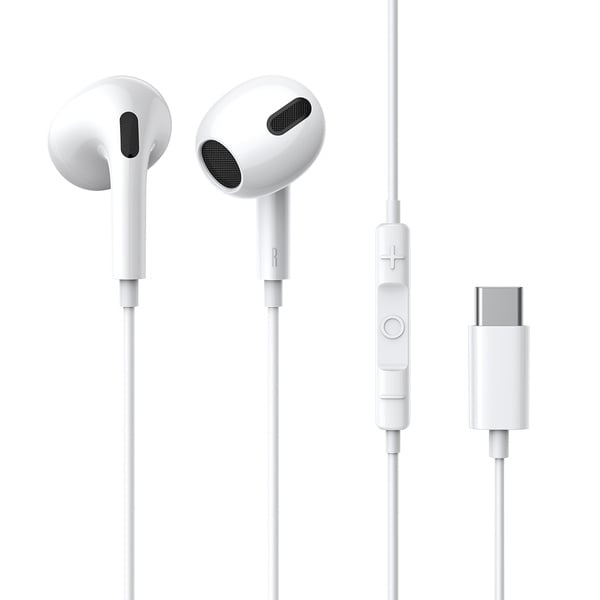 Baseus Auriculares c/ Fios Encok Usb-C C17 Branco