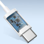 Baseus Auriculares c/ Fios Encok Usb-C C17 Branco