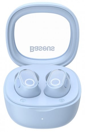 Baseus Auriculares Wireless Bowie WM02 TWS, Bluetooth 5.0 Azul