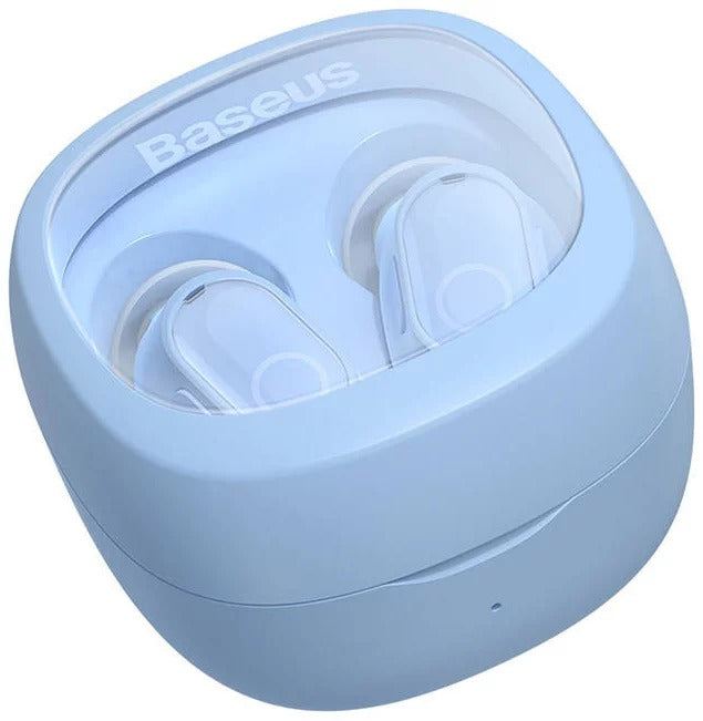 Baseus Auriculares Wireless Bowie WM02 TWS, Bluetooth 5.0 Azul