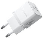 Baseus Carregador Palm Fast Charger C+U 20W Eu Moon White