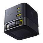 Carregador Os-Baseus Super Gan Desktop Charger With Retractable Cable 3C+U 100W Eu Cosmic Black
