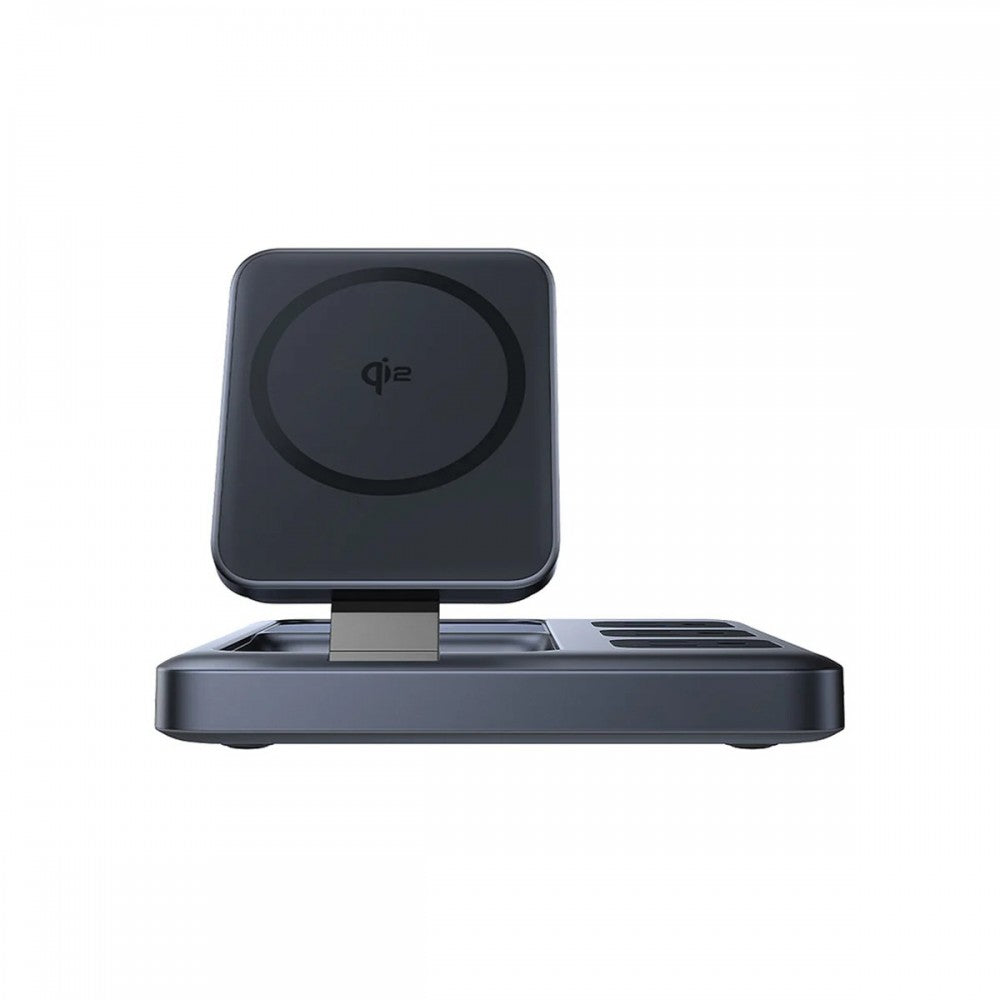 Carregador Os-Baseus Nomos Charging Station Qi2 3Ac+1U+3C+ Magnetic Wireless 67W 1.5M Us Cosmic Black