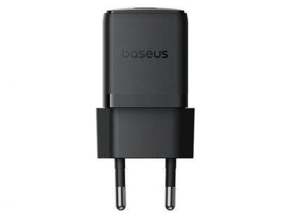 Carregador Palm Fast Charger 1C 30W Eu Cluster Black(With: BASEUS Mini White Cable Type-C