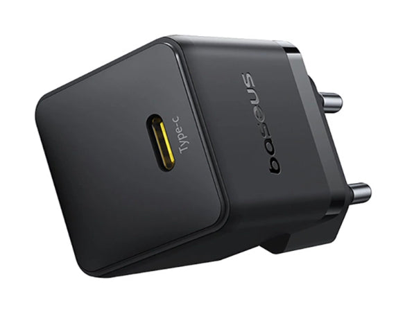 Baseus Carregador Palm Fast Charger 1C 30W Eu Cluster Black
