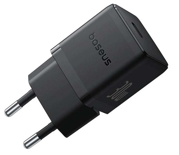Baseus Carregador Palm Fast Charger 1C 30W Eu Cluster Black