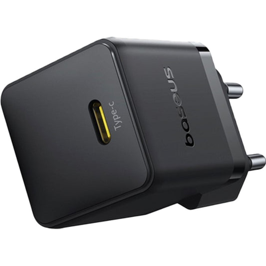 Carregador Palm Fast Charger 1C 20W Eu Cluster Black (With BASEUS Mini White Cable Usb-C To