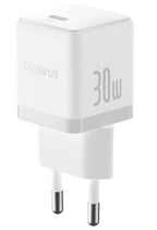 Baseus Carregador Palm Fast Charger 1C 30W Eu Moon White