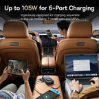Baseus Primetrip Vw1 Car Charger With Retractable Cable 60W Cosmic Black