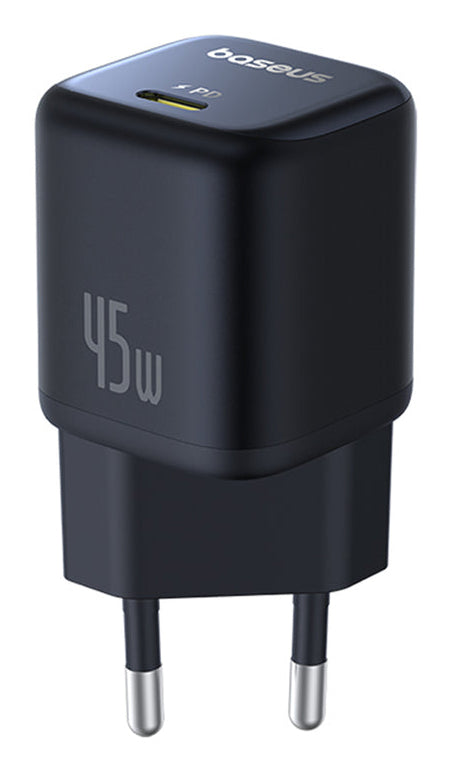 Baseus CARREGADOR PICOGO GAN 1C 45W EU COSMIC BLACK