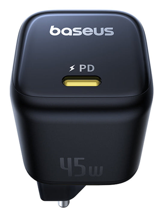 Baseus CARREGADOR PICOGO GAN 1C 45W EU COSMIC BLACK