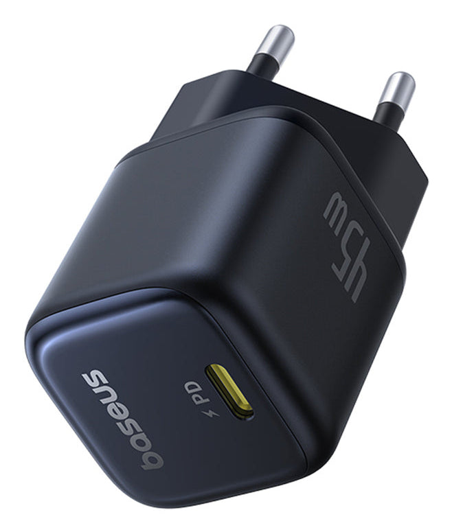Baseus CARREGADOR PICOGO GAN 1C 45W EU COSMIC BLACK
