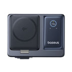 Carregador baseus nomos 5-in-1 140w 3c+u qi2 black