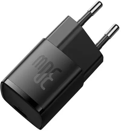 Baseus Carregador Cube Pro Fast Charger 1C 30W EU Preto
