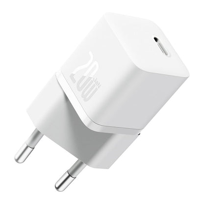 Carregador Baseus Gan5 Fast Charger(MINI) 1C 20W EU Moon White