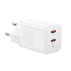 Carregador Baseus Gan5 Pro Fast Charger C+C 40W Eu White