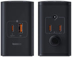 Baseus Carregador Digital Gan Intelligent Desktop Fast Charger 3C+U+DC 240W EU Preto