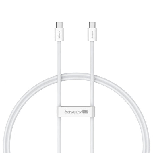 Baseus SUPERIOR SERIES 2 FAST CHARGING DATA CABLE TYPE-C TO TYPE-C 30W 1M MOON WHITE