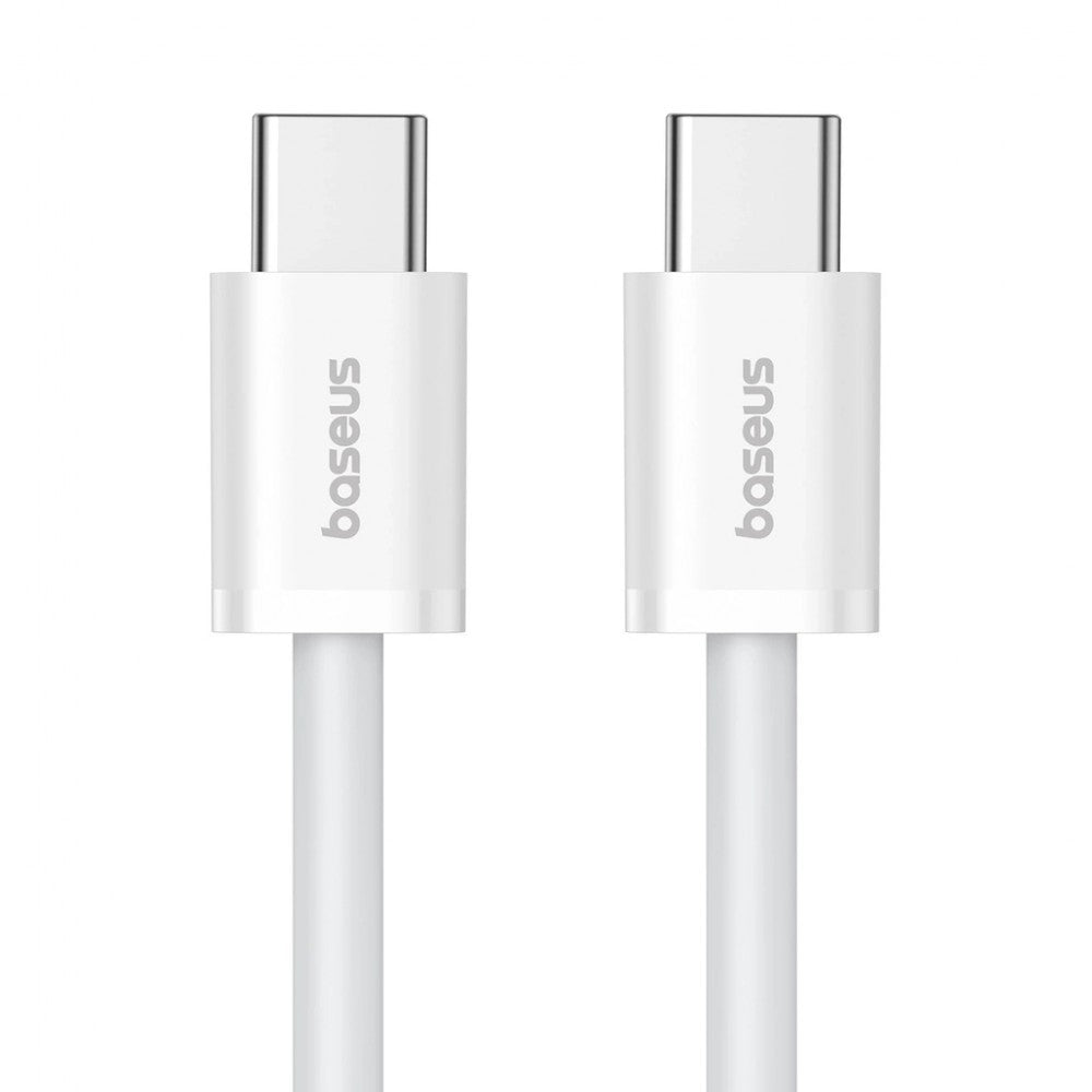 Baseus SUPERIOR SERIES 2 FAST CHARGING DATA CABLE TYPE-C TO TYPE-C 30W 1M MOON WHITE