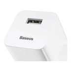 Baseus Carregador Charging Quick Usb-A 24W Branco