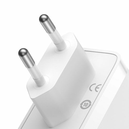 Baseus Carregador Usb-C/Usb 140W Gan5 Pro Carregamento Rápido Branco