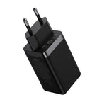 Baseus Carregador Rápido Gan5 Pro 2C+U 65W Eu Preto