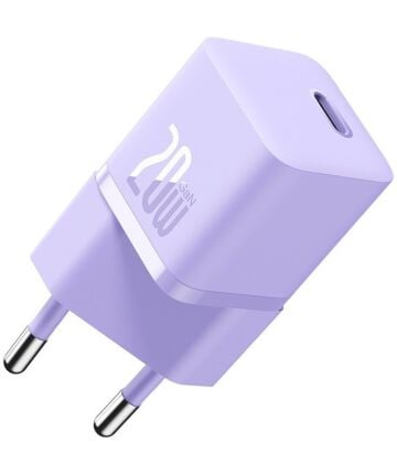 Baseus Carregador Rápido compacto Gan5 20W Usb-C Roxo