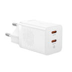 Baseus Carregador Pro Fast Charger C+C 40W Eu Branco