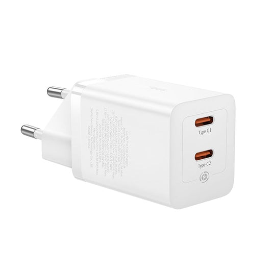 Baseus Carregador Pro Fast Charger C+C 40W Eu Branco