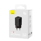 Baseus Carregador Gan5 Pro Fast Charger C+C 40W Eu Preto