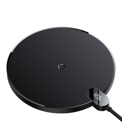 Baseus Carregador Wireless Digital LED Display Gen2 Preto