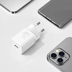 Baseus Carregador Rápido Super Si 1C 20W Eu Branco