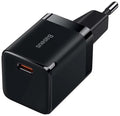 Baseus Carregador Rápido Gan3 1C 30W Eu Preto