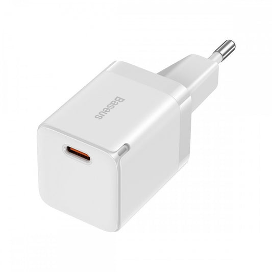 Baseus Carregador Rápido Gan3 1C 30W Branco