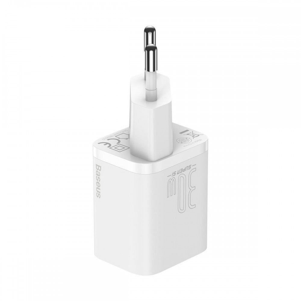 Baseus Carregador Rápido Super Si Ic 30W Eu Branco