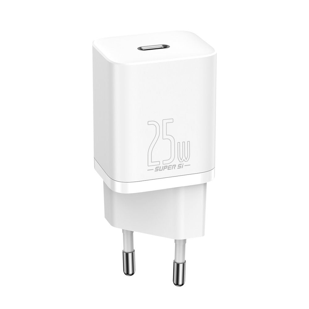 Baseus Carregador Rápido Super Si 1C 25W Eu Branco